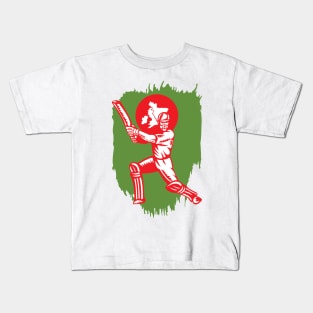 Bangladesh Cricket Player Batsman Design Kids T-Shirt